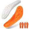 2026 Upgrade Soft Insoles Orthotics, 4D Cloud Shoe Inserts Memory Foam Insole with Arch Support for Women Men (Orange(2 PCS),M5/W6) view 1