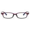 LJCZKA Rectangle Blue Light Blocking Glasses for Women Y2K Small Rectangular Glasses Anti Eyestrain Computer Eyeglasses (Purple) view 1