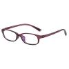 LJCZKA Rectangle Blue Light Blocking Glasses for Women Y2K Small Rectangular Glasses Anti Eyestrain Computer Eyeglasses (Purple) view 2