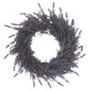 Artificial Wreath Lavender Spring, 17.7 in (45 Cm) 17.7, Front Door, All Season Decor Floral, Ideal Display for Year-Round view 1