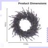 Artificial Wreath Lavender Spring, 17.7 in (45 Cm) 17.7, Front Door, All Season Decor Floral, Ideal Display for Year-Round view 3