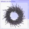 Artificial Wreath Lavender Spring, 17.7 in (45 Cm) 17.7, Front Door, All Season Decor Floral, Ideal Display for Year-Round view 4