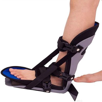 ZOCWJK Foot Drop Orthosis Stabilizer Plantar Fasciitis Night Brace Stretching Foot Splint Sleep Support Boot for Soreness Relief,S (L