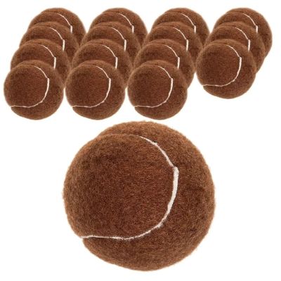 12pCS Tennis Balls for Walkers Pre Cut Felt Tennis Silent Foot Cover Floor Protection Universal Fit Table Legs Sleeves Home(Brown)