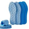 Insoles - 2 Pairs Insoles for Men Women, 4D Cloud Memery Foam Insole (2Pcs*Blue,M14/W15) view 1