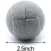 12PCS Precut Walker Tennis Ball for Furniture Legs and Floor Protection, Heavy Duty Long Lasting Felt Pad Covering(Black) view 2