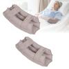 2 Pcs Elbow Protector for Relief Pressure Sores,Elbow Pad Cushion with Soft Fibre for Bedridden Patient or Elderly,Comfortable & Breathable (Khaki, Large) view 1