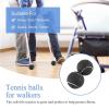 12PCS Precut Walker Tennis Balls for Furniture Legs Floor Protection Universal Precut Glide Balls,Heavy Duty Long Lasting view 4