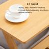 PAKMEZ Manufactured Wood Top Desktop Cart Stand, Small Portable Laptop, Ergonomic Overbed, C Shaped Couch Table, for Bedroom, Living Room, Office, Hospital Use(White) view 4