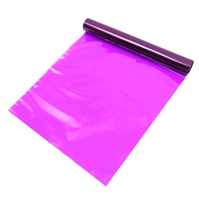 LALADEFIEE Wide Purple Cellophane Wrapping Film Roll for Flowers Opp Wrapping Cellophane with Tear-resistant High-density Material for Bouquets and Floral Packaging