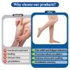 20-30 MmHg Medical Toeless Compression Socks for Women and Men,Legs Compression Sleeve Ankle Wide,Open Toe Stockings Compressions Knee Post for Varicose Vein,Circulation Recovery,for Travel,Run (Lightweight Nude, S) view 2