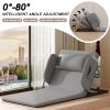 AGFKXO Electric Lifting Backrest for Bed - 2 to 80 Adjustable Bed Backrest with Remote Control, Bed-Rest Elevation Aid for Patients for Elderly, Disabled,Beige,A/Without Armrests view 2