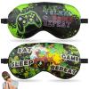 2 Pcs Boys Sleep Eye Mask, Guys Blackout Sleeping Silk Mask for Kids Adult Children's Travel Eye Mask Eye Cover Blindfold for Game (2 Pcs Game Mask - Style 4)