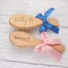 Custom Baby Brush And Comb Set For Newborn, Cradle Cap Brush, Massage Hair Brushes And Comb For Toddlers With Soft Goat Bristle, Personalized Baby Gifts view 4