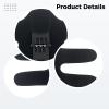 21.3 In (54 Cm) Length Black Adult Knee Braces, Adjustable Straps, Carbon Steel Spring System, Climbing, Walking, Sports view 2