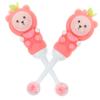 COOLHIYA 2pcs Soft Bristle Toothbrush for Years Old Cute Bear Design Gentle Cleaning Ergonomic Handle for Healthy Teeth view 1
