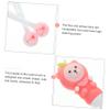 COOLHIYA 2pcs Soft Bristle Toothbrush for Years Old Cute Bear Design Gentle Cleaning Ergonomic Handle for Healthy Teeth view 3