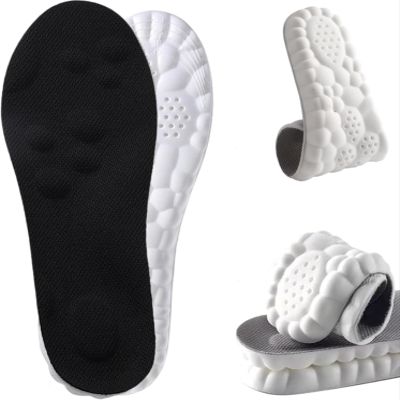 Steppers Insoles for Men WomenCloud Shoe InsertsArch Support InsertsMemory Foam InsolesSuitable for All Shoes, Soft, Comfortable and Breathable3pcs (Black, Men 15/Women 16)