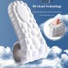 Steppers Insoles for Men WomenCloud Shoe InsertsArch Support InsertsMemory Foam InsolesSuitable for All Shoes, Soft, Comfortable and Breathable3pcs (Black, Men 15/Women 16) view 2