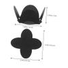 200pcs Black Foldable Truffle Wrappers Candy Cups Nonstick Chocolate Liners Small Paper Baking Cases for Weddings Valentines Day Shower Desserts view 2