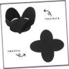 200pcs Black Foldable Truffle Wrappers Candy Cups Nonstick Chocolate Liners Small Paper Baking Cases for Weddings Valentines Day Shower Desserts view 3