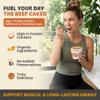 Beef Cakes Beef Collagen Protein Breakfast 12 Pack Instant Protein Maple Pancakes with 16g Protein, Beef Collagen, Seed Oil Free, Dairy Free, Quick & Easy Breakfast in a Cup view 3