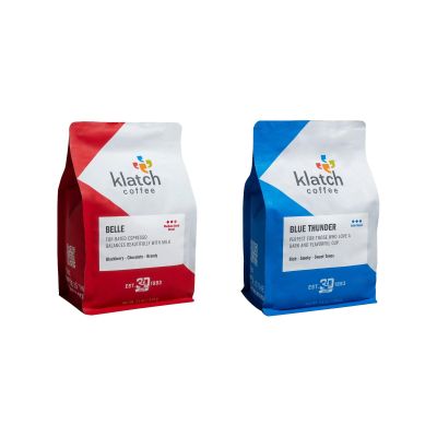 Bean Box Coffee Sampler - Roasted by Klatch, 2-Pack, Whole Bean Coffee, Gourmet Coffee