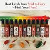 11 Bottle Hot Sauce Variety Pack Spice Set with Habanero, Chipotle, Garlic Sauce & More Gourmet Sauces for Tasting Challenge, Wing sauces Gift Set view 3