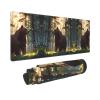 WZYWHJ Majestic brown bear printing Extra large rubber keyboard pad, thickened anti slip Office desk cushion view 2