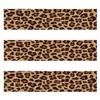 3pcs Edible Paper, 2.4x11 Inches per Sheet Edible Cheetah Print for Cakes Cheetah Print Image Leopard Cake Wrap Side Decor Glutinous Rice Paper Borders for Women's Birthday Party Decoration Supplies view 1