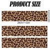 3pcs Edible Paper, 2.4x11 Inches per Sheet Edible Cheetah Print for Cakes Cheetah Print Image Leopard Cake Wrap Side Decor Glutinous Rice Paper Borders for Women's Birthday Party Decoration Supplies view 2