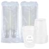 Henry Schein Disposable Cups, 5 oz, Clear (200 Count) Dental Rinse Cups, Double-Coated for Durability, Latex-Free, Embossed Grip, Ideal for Medical, Office, and Event Use view 1