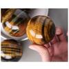 RCSTONE Tigers Eye Baoding Balls for Hand Therapy & Stress Relief (2 Inch) - Non-Chiming Chinese Balls for Hand Therapy, M130 view 3