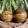 RCSTONE Tigers Eye Baoding Balls for Hand Therapy & Stress Relief (2 Inch) - Non-Chiming Chinese Balls for Hand Therapy, M130 view 4