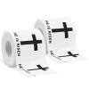 MiniInflat 2 Pcs Christian Cross Athletic Tape Sports Tape 2in x 23ft Religion Jesus Wrist Wrap for Soccer Football Baseball, Gift for Graduation Teacher Nurses Week Pentecost(White,He is Rise) view 1