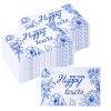100 Packs Happy Tears Tissues for Wedding,3 Ply Wedding Tissues for Wedding Favors,Bulk Individual Tissues Packs for Wedding Welcome Bag Stuffers,Guest Souvenirs view 1