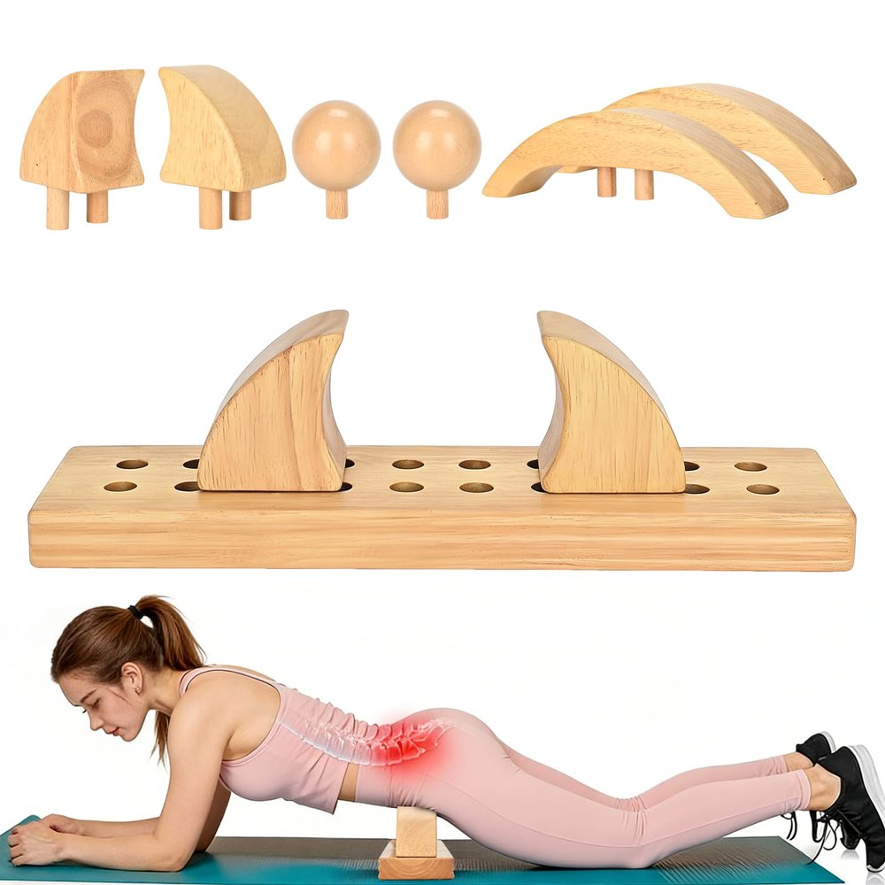 KEAJVXT Psoas Release Tool Hip Hook Muscle Release Tool Fully Adjustable for Myofascial, Back, Hamstrings, Iliacus, Waist Pain, Hip Flexor and Trigger Point Massage