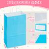Tlpmsk 30Pcs Multi-color Paper Bags with Handles,5.13.38.5 Inch Gift Bags view 2
