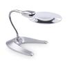 SWDIIWB Magnifier LED Desk Lamp Cabled, Powerful 3x5x8x10x Magnifying Glass, Smoothly Adjustable and Extra Bright Lights (10X, White) view 1