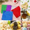 100 PCS Gold Foil Candy Wrappers,4.724.72in1212cmSquare Sheets For Chocolate, Nougat, Candy Packaging - DIY Gift Wrapping For Wedding, Birthday Party, Holidays(Color:Red Smooth surface) view 4