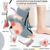 SOEDZUNG Plantar Fasciitis Night Splint with Massage Ball, Arch Pads & Socks, Adjustable Foot Brace for Achilles Tendonitis, Heel Spur, Foot Drop Relief Lightweight Night Splint for Men and Women view 4