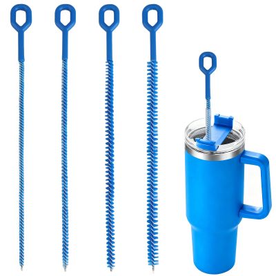 RJLCTH 4 Pcs Straw Cleaner Brush, Extra Long Cup Straw Cleaner