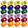 Tressify 24 Pack Colorful Sweat Bands For Kids, Versatile Athletic Wristbands For Various Sports Activities view 4