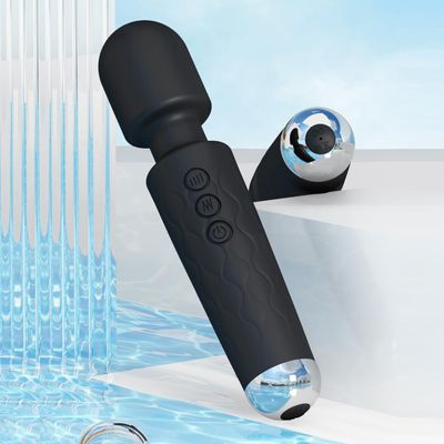 This Personal Massager is Powerful, Compact, and Portable, Making it Ideal for Travel. It can Massage the Entire Body, Including the Back, Legs, and Hands. (Black, Medium Size)
