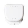 100 pcs Denture Box with Customizable Logo Dental Storage Container for Aligners, Mouth Guard Container Case (WHITE, L) view 1