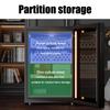50l Electric Cigar Humidors Temperature Control Cabinet with Spanish Cedar Wood Shelves Drawer and Temperature Control, for Fathers, Husbands, Gentlemen & Cigar Enthusiasts,Winecabinet view 3