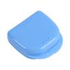 100 pcs Denture Box with Customizable Logo Dental Storage Container for Aligners, Mouth Guard Container Case (BLUE, S) view 1
