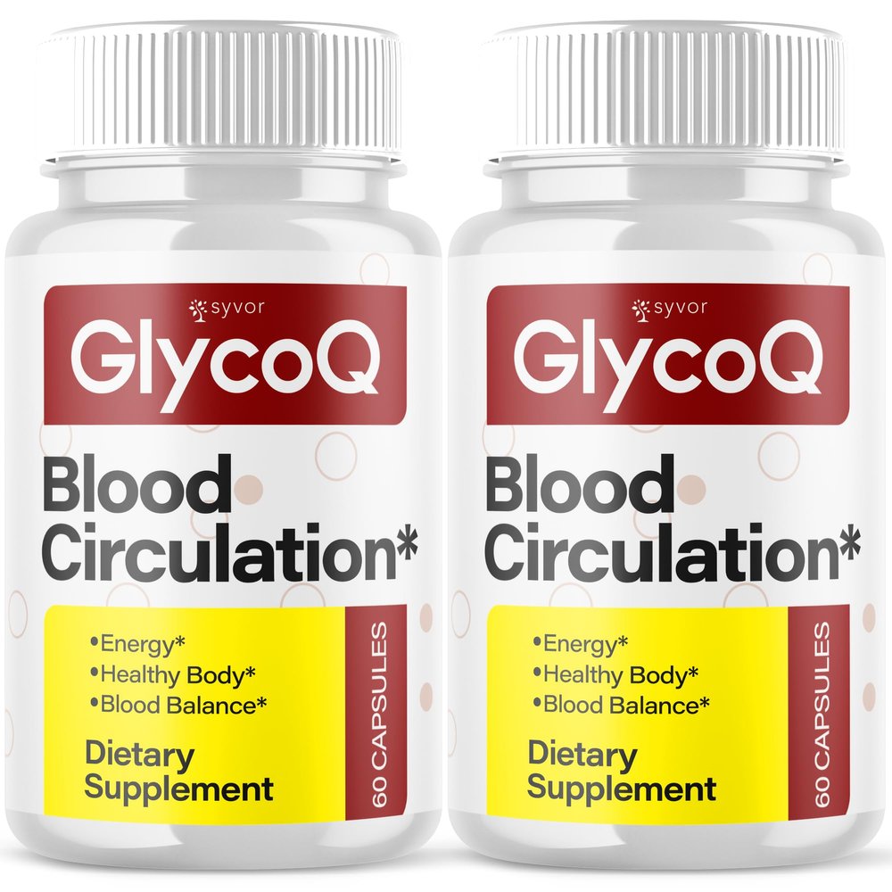 (2 Pack) GlycoQ Capsules, Official Glyco Q Blood Health Support Pills with All Natural Ingredients, Advanced Blood Optimizer with Max Strength Premium Quality Vitamins for Women & Men (120 Capsules)