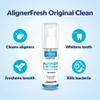 EverSmile AlignerFresh Original Clean Foam Cleaner for All Clear Aligners & Retainers Whitens Teeth, Fights Bad Breath Cinnaburst, 50ml (1 Pack) view 2