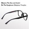 WANXIN Red Replacement Lenses for Ray-Ban RB4165, Blue Light Blocking Sleeping Glasses, Men and Women view 2